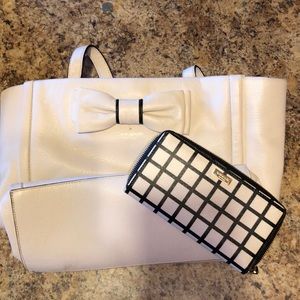Kate Spade Blush purse and wallet